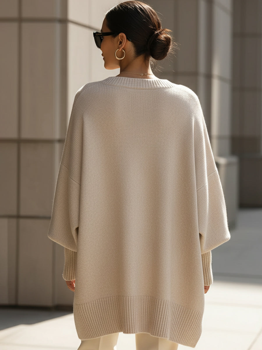 Izzie - Poncho drapeado