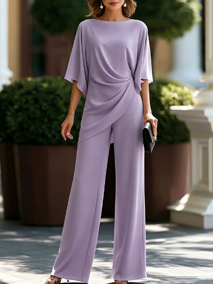 Liesa - Conjunto de dos piezas con mangas de capa refinadas