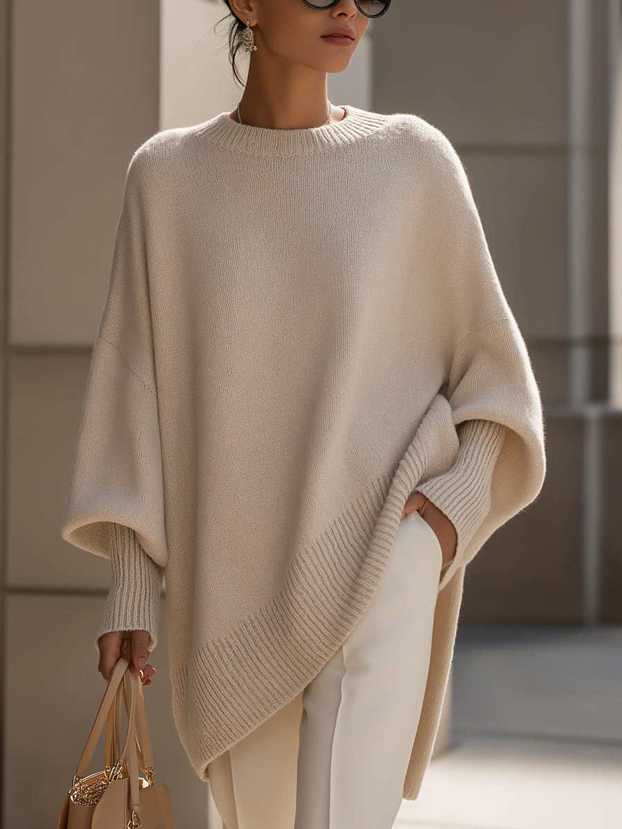 Izzie - Poncho drapeado
