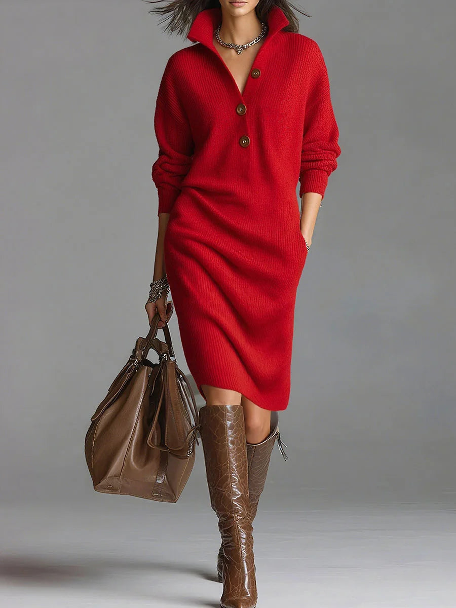 Marit - Vestido midi escultural