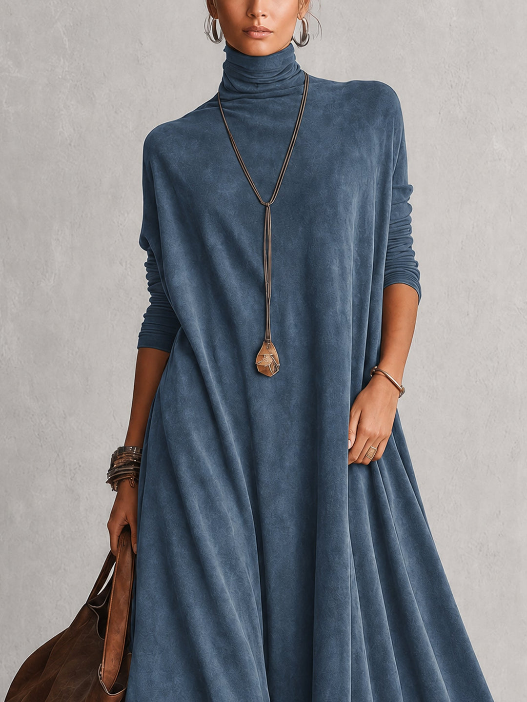 Pamina - Vestido corte A con panel de encaje