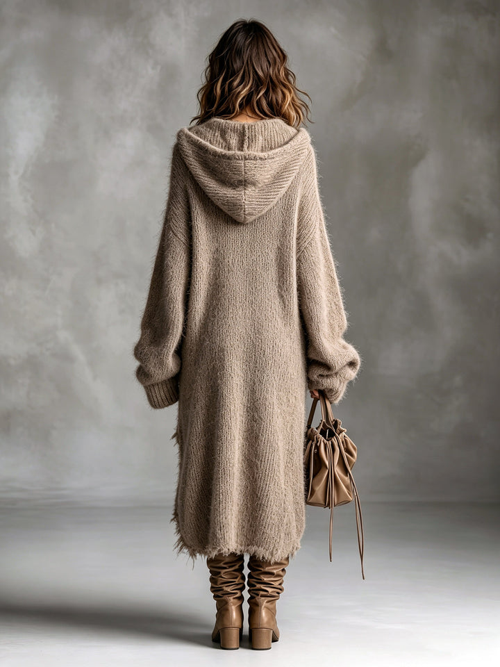 Liesel - Vestido midi oversize con capucha