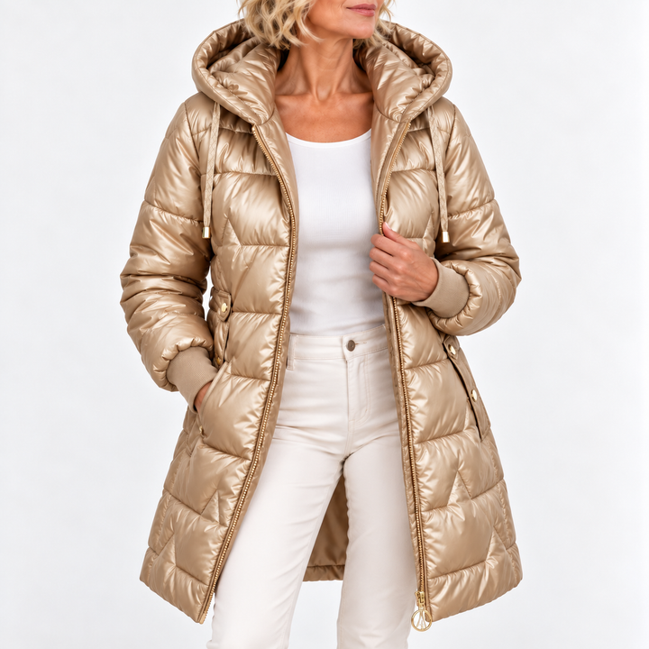 Tilda - Chamarra puffer larga acolchada