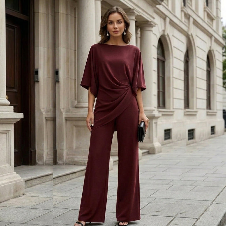 Liesa - Conjunto de dos piezas con mangas de capa refinadas