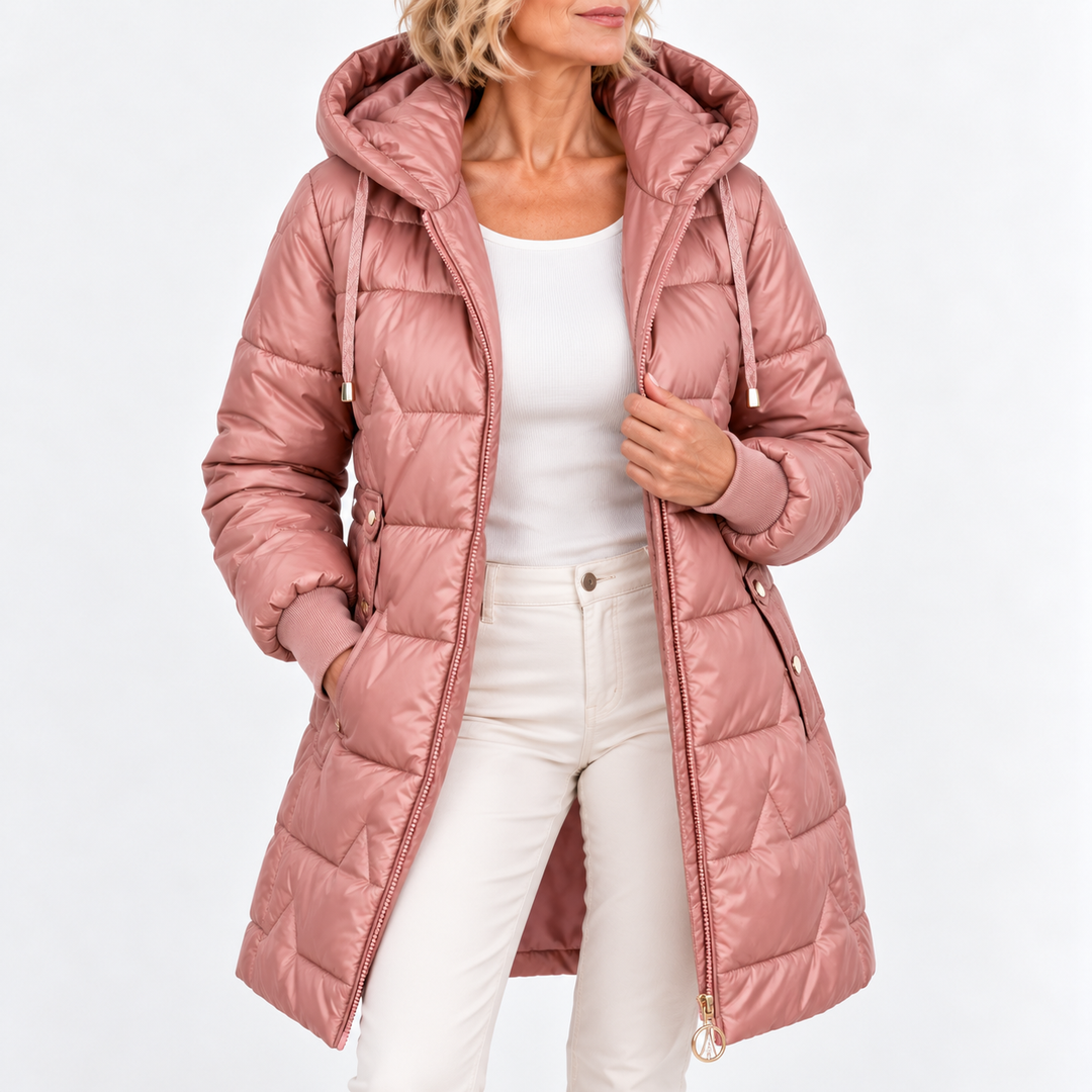 Tilda - Chamarra puffer larga acolchada