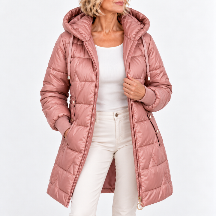 Tilda - Chamarra puffer larga acolchada
