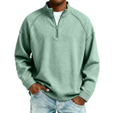 Jude - Sudadera de tejido tipo waffle texturizada