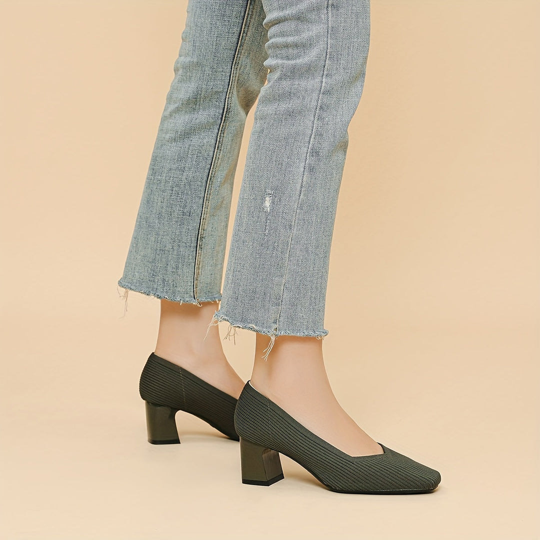 Hetty - Zapato de tacón cuadrado
