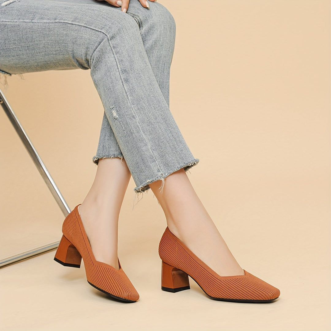 Hetty - Zapato de tacón cuadrado