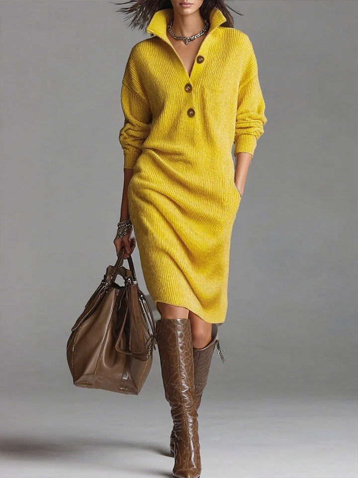 Marit - Vestido midi escultural