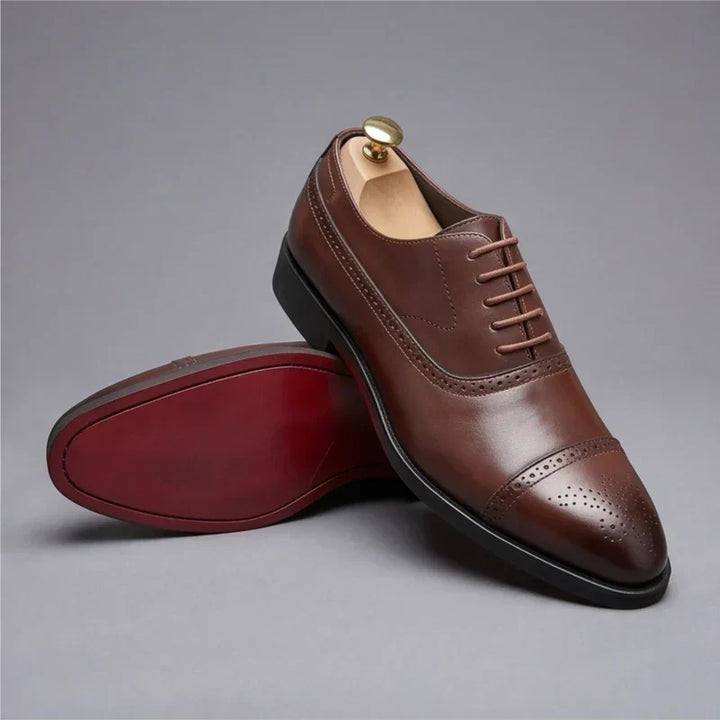 Arvid - Zapatos Oxford premium con puntera recta