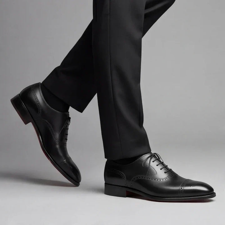 Arvid - Zapatos Oxford premium con puntera recta