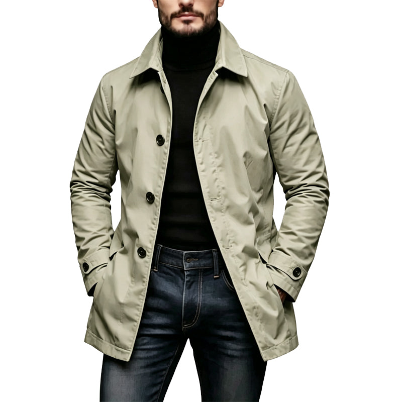 Pavel - Abrigo tipo trench impermeable urbano