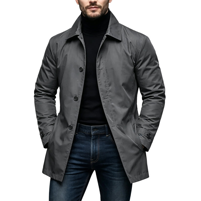 Pavel - Abrigo tipo trench impermeable urbano